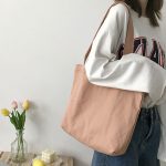 Wholesale Women Leisure Canvas Large Capacity Shoulder Bag - Image 15