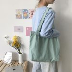 Wholesale Women Leisure Canvas Large Capacity Shoulder Bag - Image 11