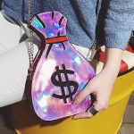 Wholesale Women Unique Wealth Bag Shaped Laser Bag - Image 12