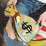 Wholesale Women Unique Wealth Bag Shaped Laser Bag - Image 16