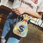 Wholesale Women Unique Wealth Bag Shaped Laser Bag - Image 17