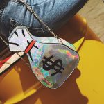 Wholesale Women Unique Wealth Bag Shaped Laser Bag - Image 4