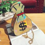 Wholesale Women Unique Wealth Bag Shaped Laser Bag - Image 15