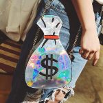 Wholesale Women Unique Wealth Bag Shaped Laser Bag - Image 3