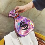 Wholesale Women Unique Wealth Bag Shaped Laser Bag - Image 13
