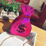 Wholesale Women Unique Wealth Bag Shaped Laser Bag - Image 19