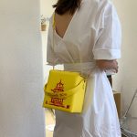 Wholesale Women Unique Tower Print Crossbody Square Bag - Image 16