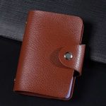 Multifunction 24 Cards Bit Solid Color PU Card Package - Image 3