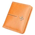 Woman Solid Color Mini Bifold Wallet - Image 9