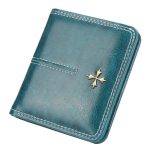 Woman Solid Color Mini Bifold Wallet - Image 8