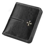 Woman Solid Color Mini Bifold Wallet - Image 5