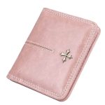 Woman Solid Color Mini Bifold Wallet - Image 7