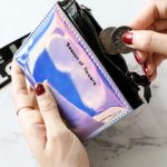 Woman Fashion Laser Zipper PU Wallet - Image 6