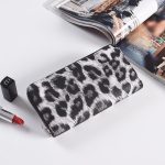 Woman Fashion Leopard Zipper Pu Purses - Image 2