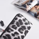 Woman Fashion Leopard Zipper Pu Purses - Image 4