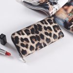 Woman Fashion Leopard Zipper Pu Purses - Image 6