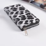 Woman Fashion Leopard Zipper Pu Purses - Image 5