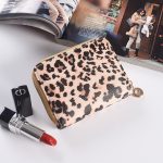 Woman Fashion Leopard Zipper PU Short Wallet - Image 2