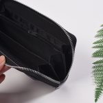 Woman Cute Cat Prints Zipper PU Long Purse - Image 6