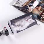 Wholesale Woman Fashion Cat Prints Zipper Pu Purse - Image 4