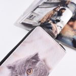 Wholesale Woman Fashion Cat Prints Zipper Pu Purse - Image 3