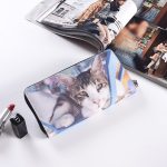Wholesale Woman Fashion Cat Prints Zipper Pu Purse - Image 7