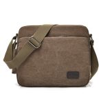 Wholesale Men Retro Casual Large Capacity Canvas Shoulder Bag - Image 11