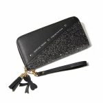 Wholesale Woman Contrast Color Tassels Versatile Rivet Purses - Image 8