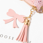 Wholesale Woman Contrast Color Tassels Versatile Rivet Purses - Image 4