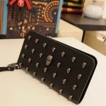Wholesale Women Solid Color PU Leather Skull Purses - Image 10