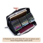 Wholesale Leather Solid Color Long Zipper Magnetic Purse - Image 6