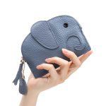 Wholesale Elephant-shaped Cute Leather Coin Wallet - Image 3