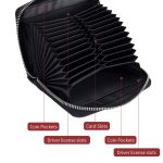 Wholesale Women Solid Color Leather Passport Holder Purse - Image 6