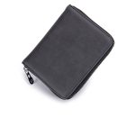Wholesale Women Solid Color Leather Passport Holder Purse - Image 2