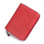Wholesale Women Solid Color Leather Passport Holder Purse - Image 12