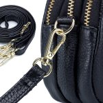 Wholesale Women Leather Solid Color Triple-layer Mini Bags - Image 4