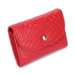 Wholesale Women Leather Solid Color Zipper Clasp Wallets - Image 12