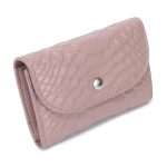Wholesale Women Leather Solid Color Zipper Clasp Wallets - Image 13