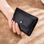 Wholesale Women Leather Solid Color Zipper Clasp Wallets - Image 2