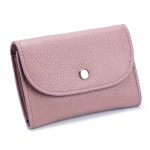 Wholesale Women Leather Solid Color Zipper Clasp Wallets - Image 9