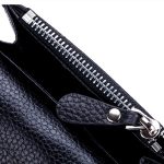 Wholesale Women Leather Solid Color Zipper Clasp Wallets - Image 3