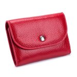 Wholesale Women Leather Solid Color Zipper Clasp Wallets - Image 10