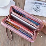 Women Fashion Crocodile Pattern Zipper Purse - Image 4