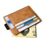 Wholesale Men Solid Color Multiple Card Slots PU Wallet - Image 6