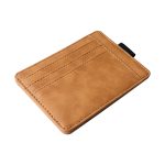 Wholesale Men Solid Color Multiple Card Slots PU Wallet - Image 2
