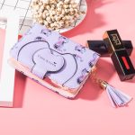 Women Fashion Cat Head Zipper Tassel Wallet - Image 11