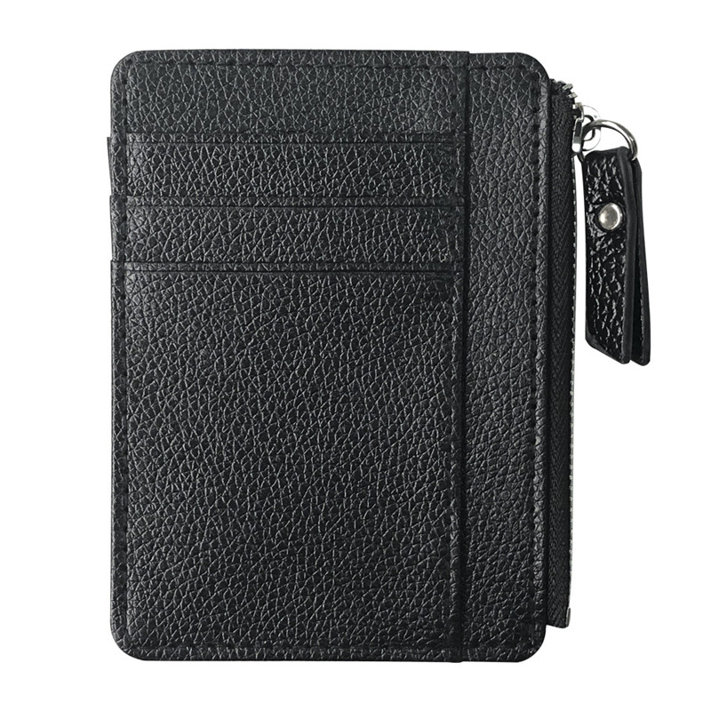 2020101402025858289 Women Solid Color Zipper Multiple Card Slots Wallet - Image 1