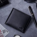 Wholesale Men Solid Color Simplicity Business Leather Wallet - Image 3