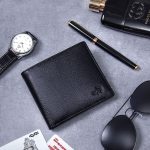 Wholesale Men Solid Color Simplicity Business Leather Wallet