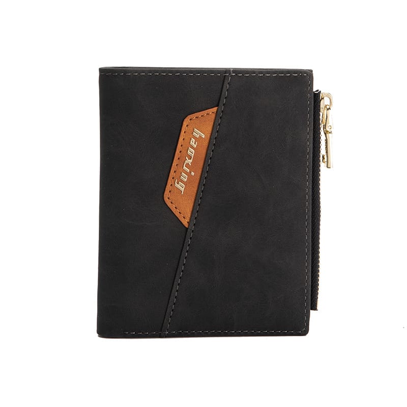2020102009290714746 Wholesale Men Retro Zipper Multi-Card Holder PU Wallet - Image 1